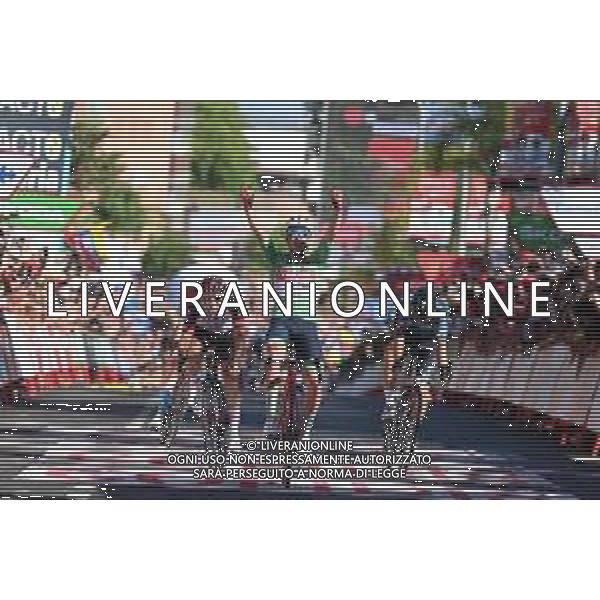 06-09-2022 Vuelta A Espana; Tappa 16 Sanlucar De Barrameda - Tomares; 2022, Trek - Segafredo; 2022, Uae Emirates; 2022, Bora - Hansgrohe; Pedersen, Mads; Ackermann, Pascal; Van Poppel, Danny; Tomares; ©SIROTTI/AGENZIA ALDO LIVERANI SAS