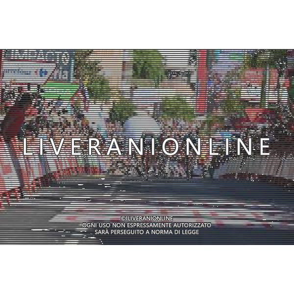 06-09-2022 Vuelta A Espana; Tappa 16 Sanlucar De Barrameda - Tomares; 2022, Trek - Segafredo; 2022, Jumbo - Visma; Pedersen, Mads; Roglic, Primoz; Tomares; ©SIROTTI/AGENZIA ALDO LIVERANI SAS
