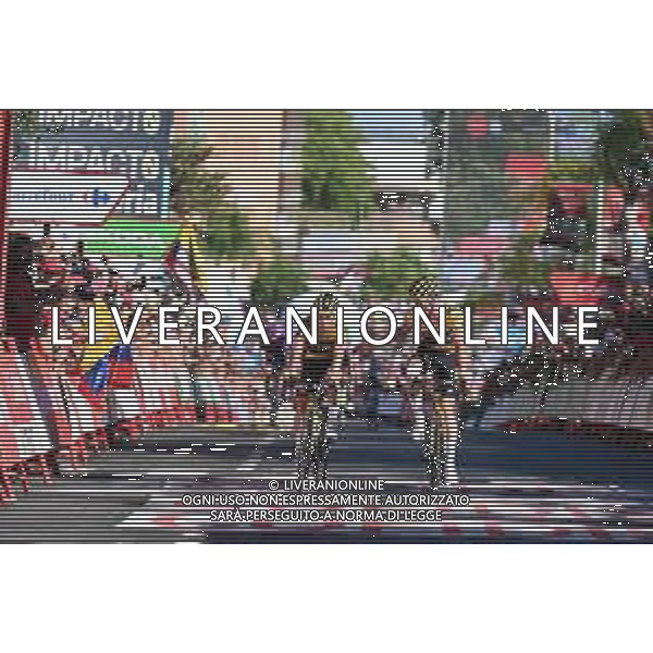06-09-2022 Vuelta A Espana; Tappa 16 Sanlucar De Barrameda - Tomares; 2022, Jumbo - Visma; Roglic, Primoz; Teunissen, Mike; Tomares; ©SIROTTI/AGENZIA ALDO LIVERANI SAS