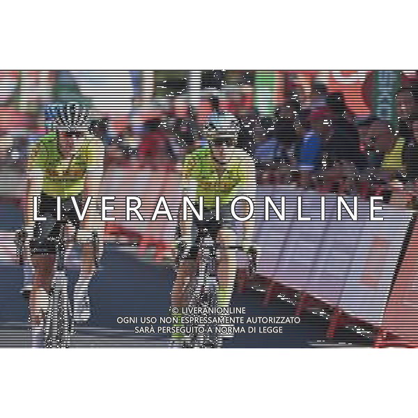 06-09-2022 Vuelta A Espana; Tappa 16 Sanlucar De Barrameda - Tomares; 2022, Arkea - Samsic; Gesbert, Elie; Owsian, Lukasz; Tomares; ©SIROTTI/AGENZIA ALDO LIVERANI SAS