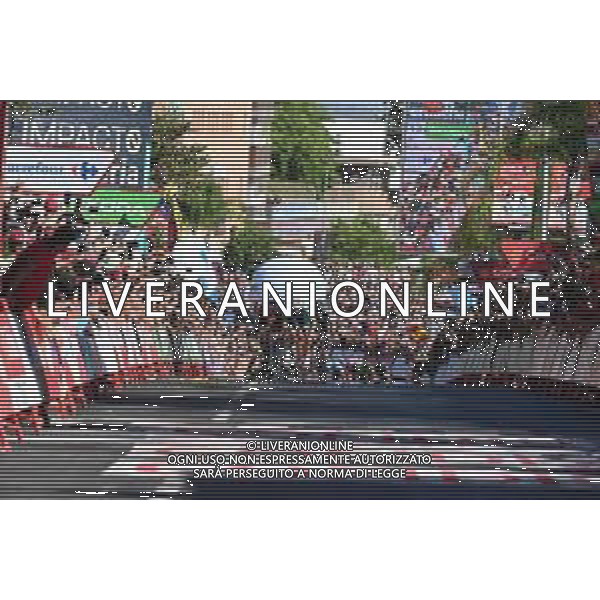06-09-2022 Vuelta A Espana; Tappa 16 Sanlucar De Barrameda - Tomares; 2022, Trek - Segafredo; 2022, Jumbo - Visma; Pedersen, Mads; Roglic, Primoz; Tomares; ©SIROTTI/AGENZIA ALDO LIVERANI SAS
