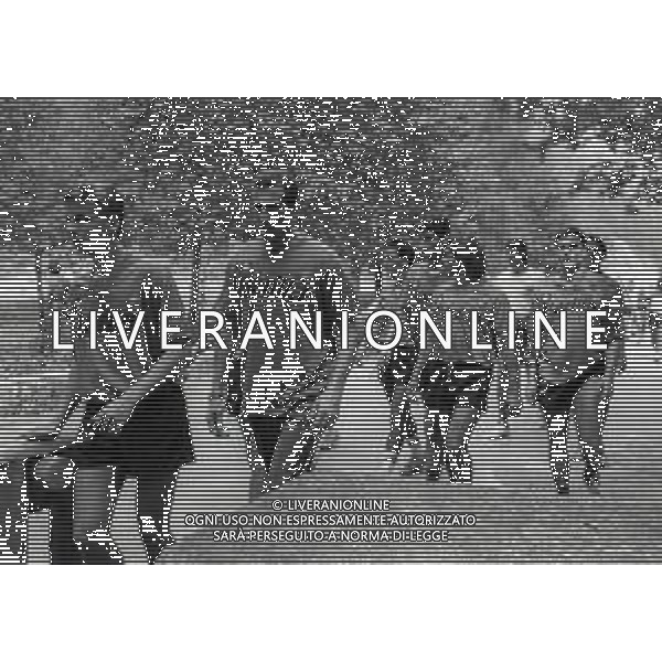 1989-1990 PINZOLO-RITIRO ROMA CALCIO NELLA FOTO ALLENAMENTO ROMA CALCIO A PINZOLO AG ALDO LIVERANI SAS