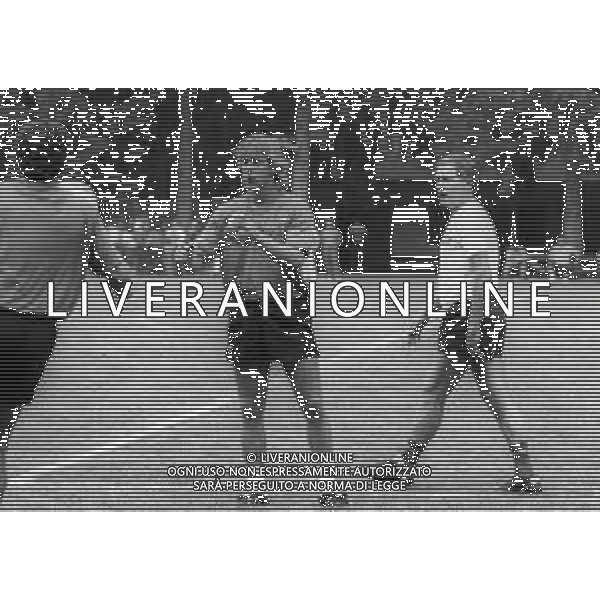 1989-1990 PINZOLO-RITIRO ROMA CALCIO NELLA FOTO LUIGI RADICE E MANUEL GEROLIN AG ALDO LIVERANI SAS