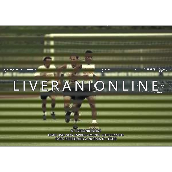 1998 RITIRO ESTIVO ROMA CALCIO NELLA FOTO JONATHAN ZEBINA E PAULO SERGIO AG ALDO LIVERANI SAS