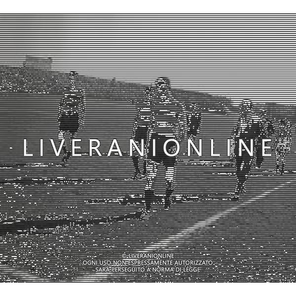 08-05-1955 CAMPIONATO DI CALCIO SERIE A PRO PATRIA UDINESE NELLA FOTO AZIONI DI GIOCO AG ALDO LIVERANI SAS