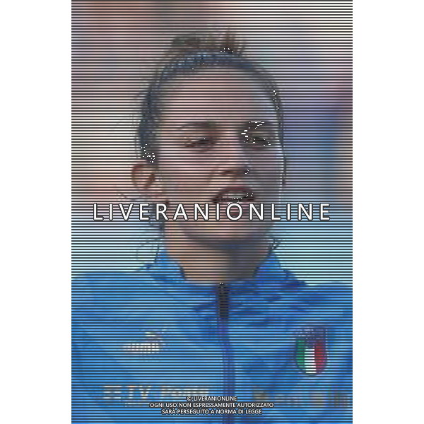 ITALIA - ROMANIA Gara di qualificazione ai mondiali femminili del 2023 - 06/09/2022 nella foto: Martina Lenzini (Italy) ©Claudio Zamagni/Agenzia Aldo Liverani /AGENZIA ALDO LIVERANI SAS