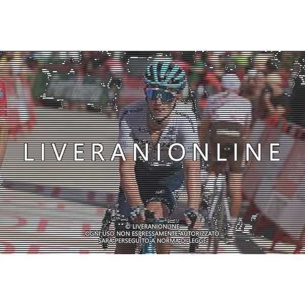 07-09-2022 Vuelta A Espana; Tappa 17 Aracena - Monasterio De Tentudia; 2022, Astana - Qazaqstan; Pronskiy, Vadim; Monasterio De Tentudia; ©SIROTTI/AGENZIA ALDO LIVERANI SAS