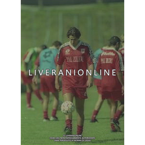 1997 ENEGO - RITIRO LANEROSSI VICENZA CALCIO NELLA FOTO LAMBERTO ZAULI AG ALDO LIVERANI SAS