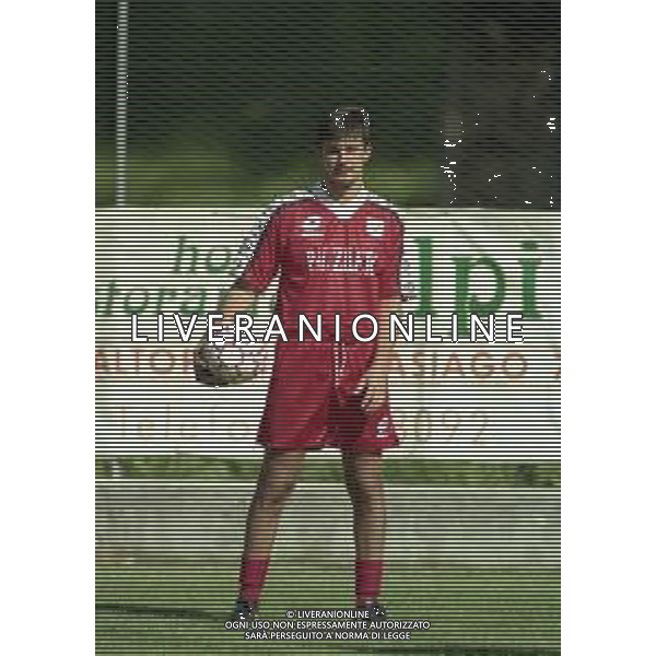 1997 ENEGO - RITIRO LANEROSSI VICENZA CALCIO NELLA FOTO LUCA MONDINI AG ALDO LIVERANI SAS