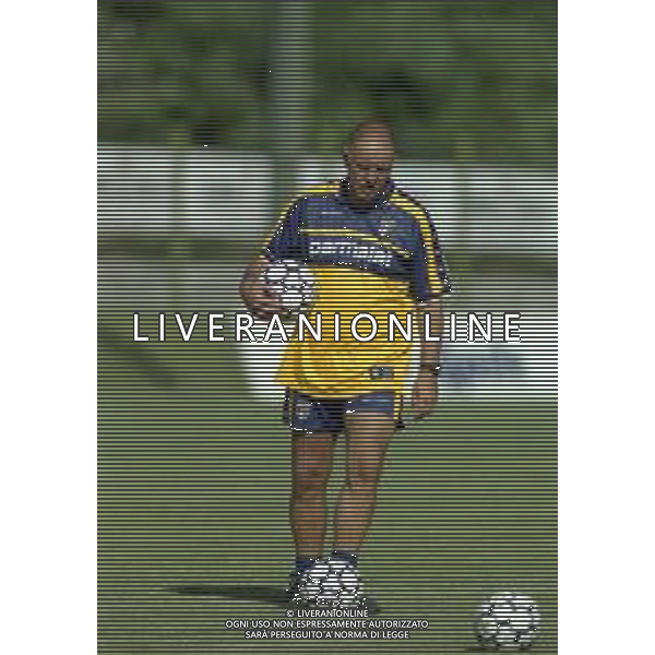 1999 ALLENAMENTO PARMA CALCIO NELLA FOTO FABRIZIO PAESE PREPARATORE PORTIERI AG ALDO LIVERANI SAS