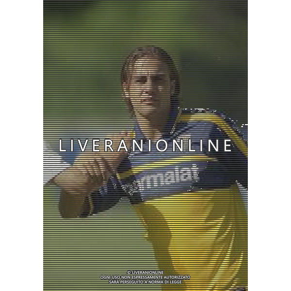 1999 ALLENAMENTO PARMA CALCIO NELLA FOTO FABIO CANNAVARO AG ALDO LIVERANI SAS