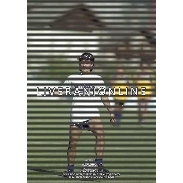 1999 ALLENAMENTO PARMA CALCIO NELLA FOTO ARIEL ORTEGA AG ALDO LIVERANI SAS