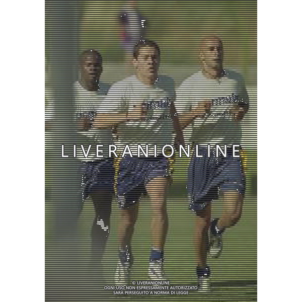 1999 ALLENAMENTO PARMA CALCIO NELLA FOTO LUCIANO GALLETTI E STEFANO TORRISI AG ALDO LIVERANI SAS
