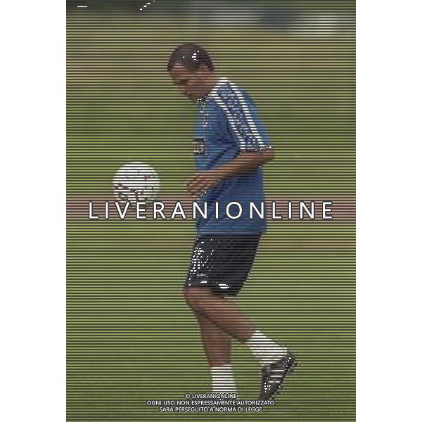 1999 MEZZANO DI PRIMIERO RITIRO BARI CALCIO NELLA FOTO ATTILIO GREGORI AG ALDO LIVERANI SAS