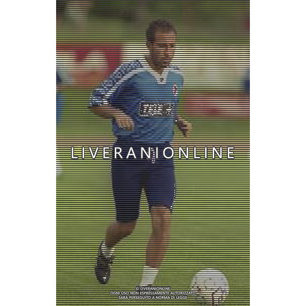 1999 MEZZANO DI PRIMIERO RITIRO BARI CALCIO NELLA FOTO ANTONIO BELLAVISTA AG ALDO LIVERANI SAS