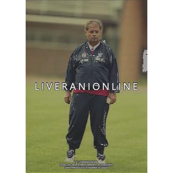 1999 MEZZANO DI PRIMIERO RITIRO BARI CALCIO NELLA FOTO EUGENIO FASCETTI ALLENATORE BARI CALCIO AG ALDO LIVERANI SAS