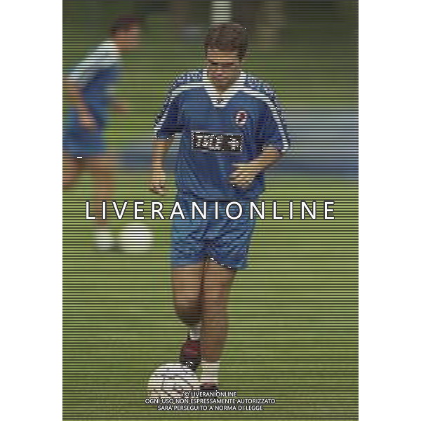 1999 MEZZANO DI PRIMIERO RITIRO BARI CALCIO NELLA FOTO DIEGO MARKIC AG ALDO LIVERANI SAS