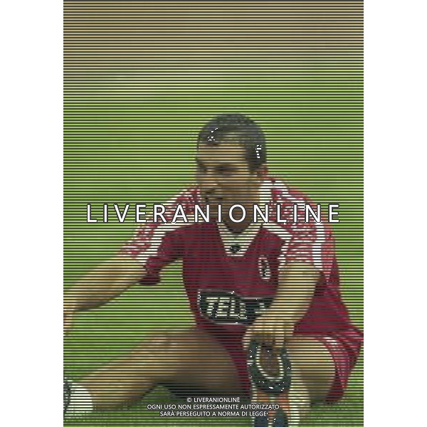 1999 MEZZANO DI PRIMIERO RITIRO BARI CALCIO NELLA FOTO FRANCESCO MANCINI AG ALDO LIVERANI SAS