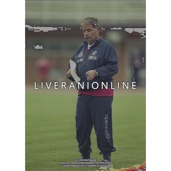 1999 MEZZANO DI PRIMIERO RITIRO BARI CALCIO NELLA FOTO EUGENIO FASCETTI ALLENATORE BARI CALCIO AG ALDO LIVERANI SAS