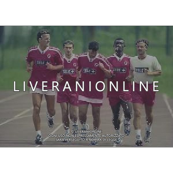 1999 MEZZANO DI PRIMIERO RITIRO BARI CALCIO NELLA FOTO DAVIDE OLIVARES AG ALDO LIVERANI SAS