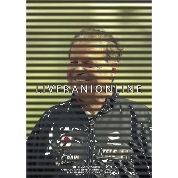 1999 MEZZANO DI PRIMIERO RITIRO BARI CALCIO NELLA FOTO EUGENIO FASCETTI ALLENATORE BARI CALCIO AG ALDO LIVERANI SAS