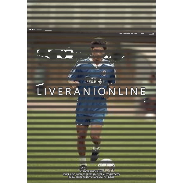 1999 MEZZANO DI PRIMIERO RITIRO BARI CALCIO NELLA FOTO ALESSANDRO DEL GROSSO AG ALDO LIVERANI SAS