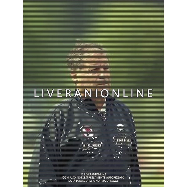 1999 MEZZANO DI PRIMIERO RITIRO BARI CALCIO NELLA FOTO EUGENIO FASCETTI ALLENATORE BARI CALCIO AG ALDO LIVERANI SAS