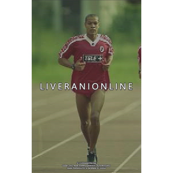 1999 MEZZANO DI PRIMIERO RITIRO BARI CALCIO NELLA FOTO MATTEO FERRARI AG ALDO LIVERANI SAS