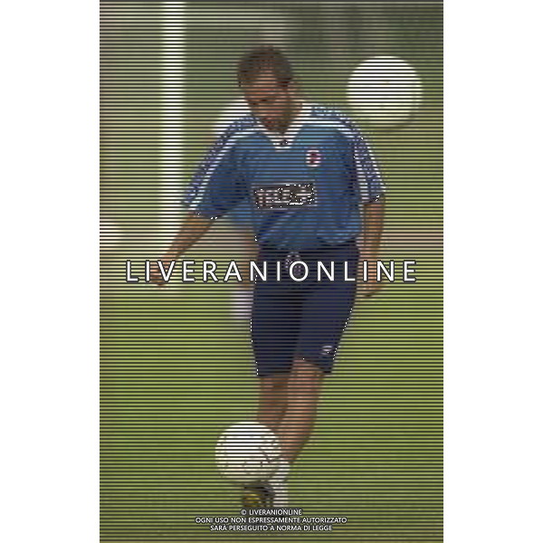 1999 MEZZANO DI PRIMIERO RITIRO BARI CALCIO NELLA FOTO ANTONIO BELLAVISTA AG ALDO LIVERANI SAS