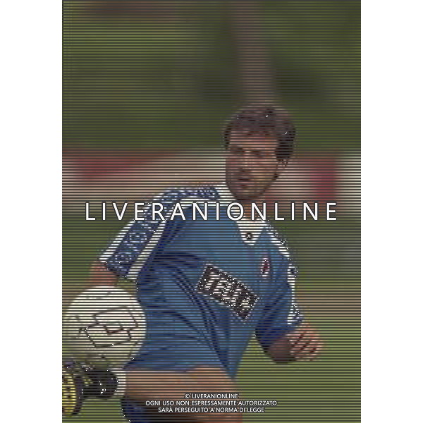 1999 MEZZANO DI PRIMIERO RITIRO BARI CALCIO NELLA FOTO LUIGI GARZYA AG ALDO LIVERANI SAS