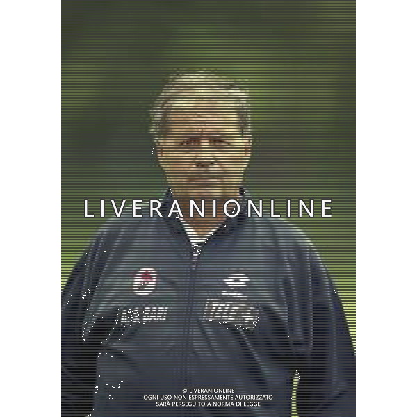 1999 MEZZANO DI PRIMIERO RITIRO BARI CALCIO NELLA FOTO EUGENIO FASCETTI ALLENATORE BARI CALCIO AG ALDO LIVERANI SAS