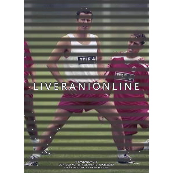 1999 MEZZANO DI PRIMIERO RITIRO BARI CALCIO NELLA FOTO DANIEL ANDERSSON AG ALDO LIVERANI SAS
