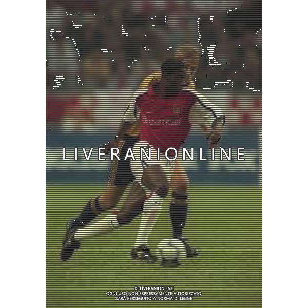 05-08-2000 AMSTERDAM -TORNEO INTERNAZIONALE DI CALCIO AJAX-ARSENAL 2-0 NELLA FOTO LAUREN AG ALDO LIVERANI SAS