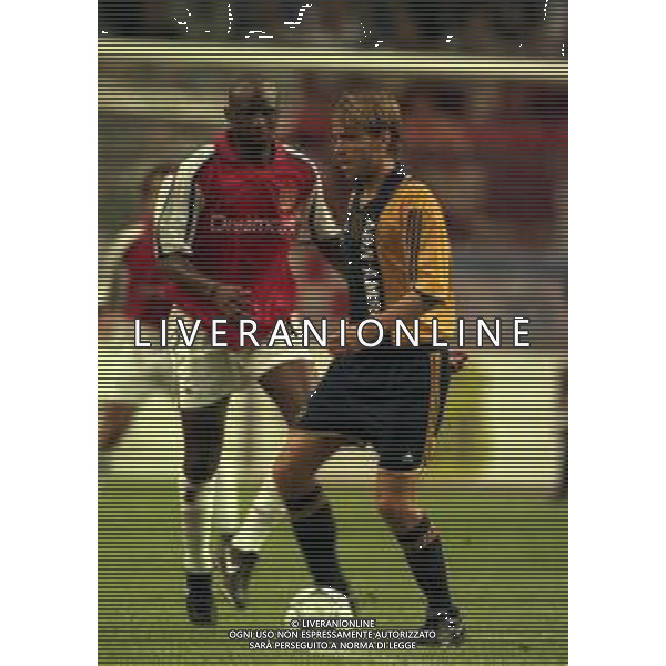 05-08-2000 AMSTERDAM -TORNEO INTERNAZIONALE DI CALCIO AJAX-ARSENAL 2-0 NELLA FOTO ANDRE BERGDOLMO AG ALDO LIVERANI SAS