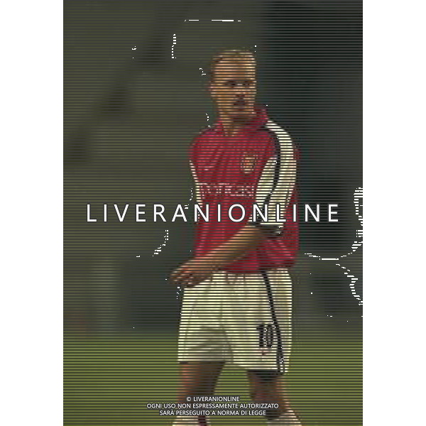 05-08-2000 AMSTERDAM -TORNEO INTERNAZIONALE DI CALCIO AJAX-ARSENAL 2-0 NELLA FOTO DENNIS BERGKAMP AG ALDO LIVERANI SAS