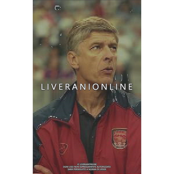 05-08-2000 AMSTERDAM -TORNEO INTERNAZIONALE DI CALCIO AJAX-ARSENAL 2-0 NELLA FOTO ARSENE WENGER ALLENATORE ARSENAL CALCIO AG ALDO LIVERANI SAS