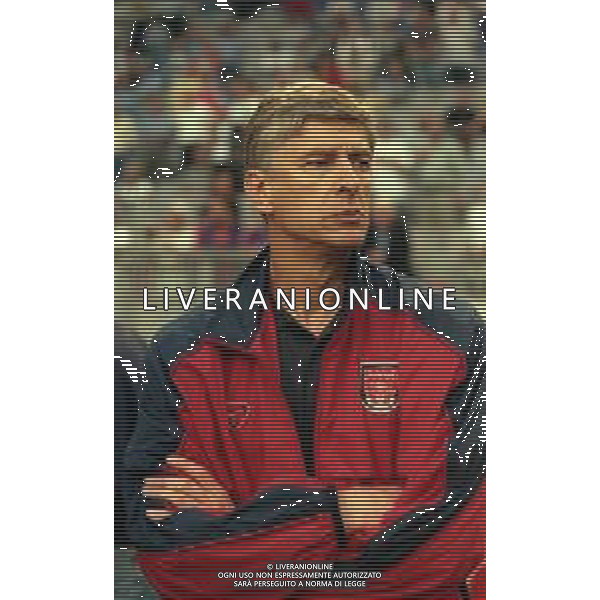 05-08-2000 AMSTERDAM -TORNEO INTERNAZIONALE DI CALCIO AJAX-ARSENAL 2-0 NELLA FOTO ARSENE WENGER ALLENATORE ARSENAL CALCIO AG ALDO LIVERANI SAS