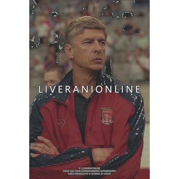 05-08-2000 AMSTERDAM -TORNEO INTERNAZIONALE DI CALCIO AJAX-ARSENAL 2-0 NELLA FOTO ARSENE WENGER ALLENATORE ARSENAL CALCIO AG ALDO LIVERANI SAS