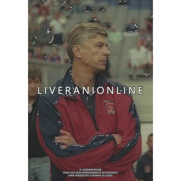 05-08-2000 AMSTERDAM -TORNEO INTERNAZIONALE DI CALCIO AJAX-ARSENAL 2-0 NELLA FOTO ARSENE WENGER ALLENATORE ARSENAL CALCIO AG ALDO LIVERANI SAS