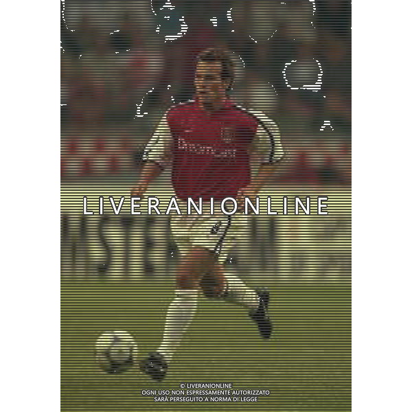 05-08-2000 AMSTERDAM -TORNEO INTERNAZIONALE DI CALCIO AJAX-ARSENAL 2-0 NELLA FOTO FREDDIE LJUNGBERG AG ALDO LIVERANI SAS