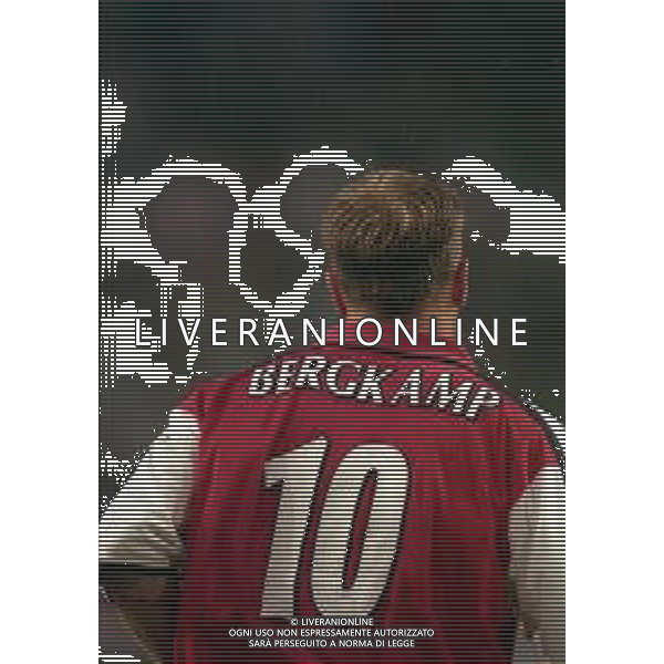 05-08-2000 AMSTERDAM -TORNEO INTERNAZIONALE DI CALCIO AJAX-ARSENAL 2-0 NELLA FOTO DENNIS BERGKAMP AG ALDO LIVERANI SAS