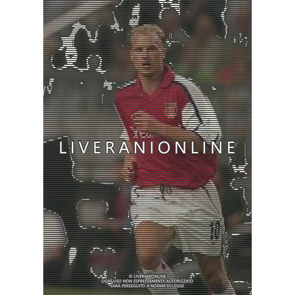05-08-2000 AMSTERDAM -TORNEO INTERNAZIONALE DI CALCIO AJAX-ARSENAL 2-0 NELLA FOTO DENNIS BERGKAMP AG ALDO LIVERANI SAS