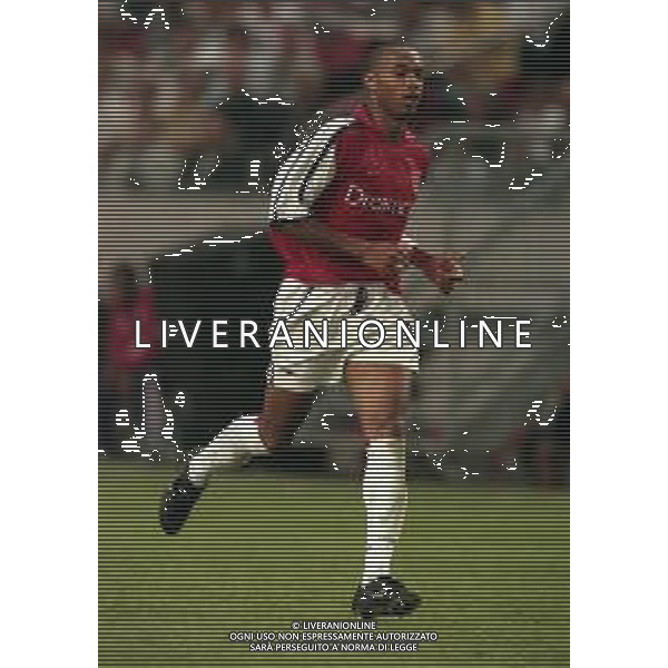 05-08-2000 AMSTERDAM -TORNEO INTERNAZIONALE DI CALCIO AJAX-ARSENAL 2-0 NELLA FOTO THIERRY HENRY AG ALDO LIVERANI SAS