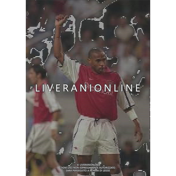 05-08-2000 AMSTERDAM -TORNEO INTERNAZIONALE DI CALCIO AJAX-ARSENAL 2-0 NELLA FOTO THIERRY HENRY AG ALDO LIVERANI SAS