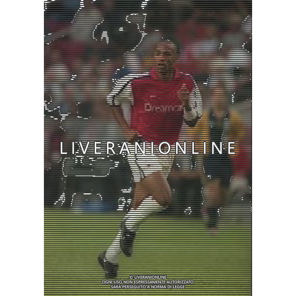 05-08-2000 AMSTERDAM -TORNEO INTERNAZIONALE DI CALCIO AJAX-ARSENAL 2-0 NELLA FOTO THIERRY HENRY AG ALDO LIVERANI SAS