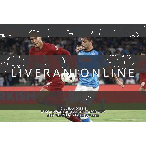 NAPOLI - LIVERPOOL CHAMPIONS LEAGUE 07.09.2022 NELLA FOTO Giovanni Simeone, Virgil van Dijk ©MOSCA/AGENZIA ALDO LIVERANI SAS