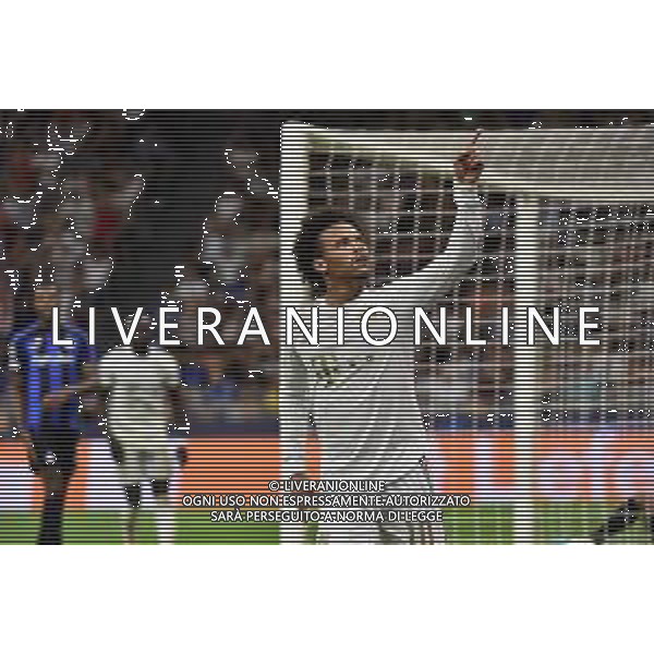 Leroy Sane\' (Bayern Monaco) esulta dopo il gol del 2 a 0 Inter vs Bayern Monaco Milano 07-09-2022 Stadio Giuseppe Meazza - San Siro UEFA Champions League fase a gironi gruppo C - 1a giornata foto Roberto Garavaglia/ag. Aldo Liverani sas /AGENZIA ALDO LIVERANI SAS