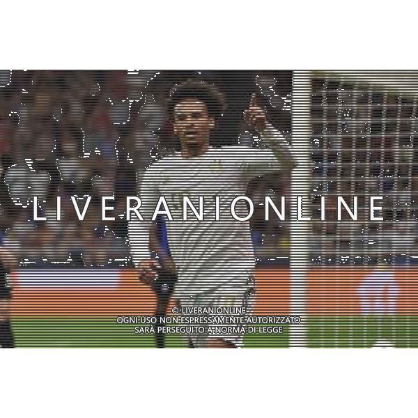 Leroy Sane\' (Bayern Monaco) esulta dopo il gol del 2 a 0 Inter vs Bayern Monaco Milano 07-09-2022 Stadio Giuseppe Meazza - San Siro UEFA Champions League fase a gironi gruppo C - 1a giornata foto Roberto Garavaglia/ag. Aldo Liverani sas /AGENZIA ALDO LIVERANI SAS