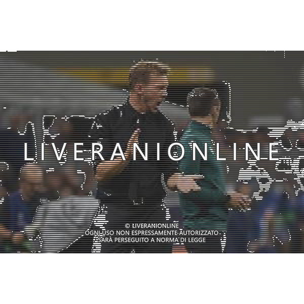 Julian Nagelsmann allenatore Bayern Monaco Inter vs Bayern Monaco Milano 07-09-2022 Stadio Giuseppe Meazza - San Siro UEFA Champions League fase a gironi gruppo C - 1a giornata foto Roberto Garavaglia/ag. Aldo Liverani sas /AGENZIA ALDO LIVERANI SAS