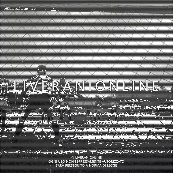 05-10-1952 ROMA CAMPIONATO DI CALCIO SERIE A ROMA-MILAN 2-1 NELLA FOTO AZIONE DI GIOCO AG ALDO LIVERANI SAS
